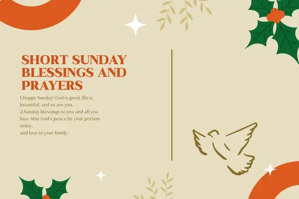Short Sunday Blessings and Prayers