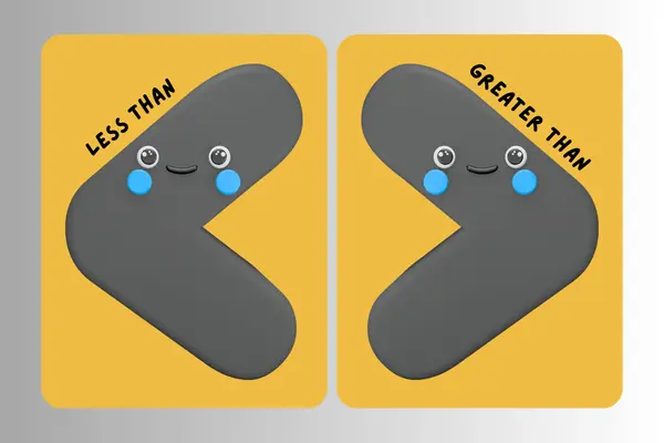 greater than and less than